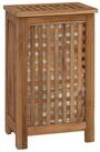 vidaXL W&auml;schekorb 35 x 25 x 60 cm W&auml;schekorb aus massivem Teakholz mit...