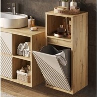 Vicco W&auml;scheschrank Viola, Artisan-Eiche/Cashmere, 38 x 80 cm (1-St)