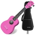 Classic Cantabile Ukulele Sopranukulele (Ukulele, Uke, 15 B&uuml;nde, leichtg&auml;ngige