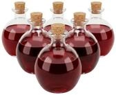 relaxdays Vorratsglas Glasflaschen mit Korken 6er Set, Glas, (6-tlg)