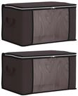 vidaXL Aufbewahrungsbox 50 x 30 x 25 cm Aufbewahrungsbox mit transparentem