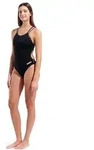 Arena Badeanzug W ARENA SOLID SWIMSUIT DOUBLE CROSS BACK mit sportlichem Stil,