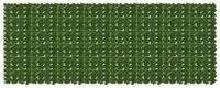 vidaXL Balkonsichtschutz Balkonsichtschutz mit Bl&auml;ttern Gr&uuml;n 400 x 150 cm...