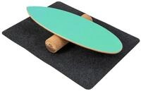 COSTWAY Balanceboard, aus Holz, f&uuml;r zuhause, inkl. Korkrolle, bis 227kg