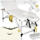 tectake Massageliege 3-Zonen-Massagetisch-Set, Ma&szlig;e: 210 x 95 x 89 cm,...