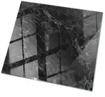 Tulup Tischplatte Bodenplatte Glas Marmormuster mit Adern Tischplatte aus Glas...
