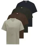 ONLY & SONS T-Shirt ONSFRED RLX SS TEE 4-PACK (Packung, 4-tlg) Baumwolle, relaxed fit