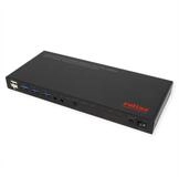 ROLINE KVM Switch, HDMI 4K, USB, 1 User - 4 PC Computer-Adapter, mit 3-Port...