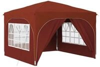 vidaXL Partyzelt Pop-up Partyzelt 290 x 290 x 245 cm Terrakotta