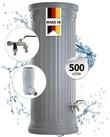 GARANTIA Regentonne S&auml;ulentank Komplett-Set 500 L, steingrau, 500 l