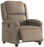 vidaXL Sessel Relaxsessel Elektrisch Cappuccino-Braun Kunstleder (1-St)