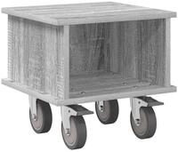 vidaXL TV-St&auml;nder, (TV-St&auml;nder Graues Sonoma 37 x 35 x 35 cm Holzwerkstoff)