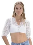Nina Von C. Dirndlbluse Dirndl-Bluse halbarm Celine (St&uuml;ck, 1-tlg) feminine florale