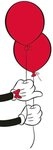 Komar Bild Mickey Mouse Balloon, Disney (1 St), Wandbild zur Dekoration im