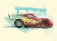 Komar Wandbild Cars Lightning McQueen, (1 St), Kinderzimmer, Schlafzimmer,...