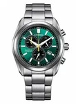 Citizen Chronograph AT2590-59X, Eco-Drive Herren Solaruhr Titan/Gr&uuml;n