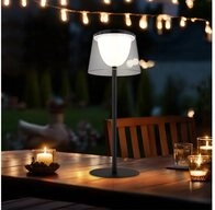 GLOBO LIGHTING LED Au&szlig;en-Tischleuchte, LED-Leuchtmittel fest verbaut,...