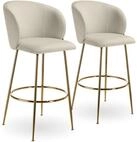 tectake Barhocker Barstuhl gepolstert, 51 x 60 x 106 cm, Belastbarkeit 120 kg