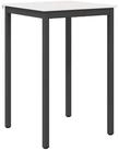 vidaXL Esstisch Bartisch Wei&szlig; 70 x 70 x 105 cm Massives Kiefernholz (1-St)