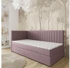 Masseno Boxbett ARIS 90x200 cm mit Bonell Matratze und Topper, Einzelbett,