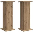 vidaXL Blumenst&auml;nder Pflanzenst&auml;nder 2 stk. Artisan-Eiche 30,5 x 30 x 80,5 cm...