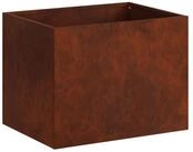 vidaXL Blumentopf Garten-Pflanzgef&auml;&szlig; Rostoptik 40 x 30 x 30 cm...