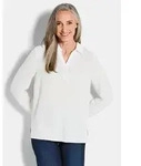 GOLDNER Klassische Bluse Zeitlose Viskosebluse mit Hemdkragen Flie&szlig;ende...