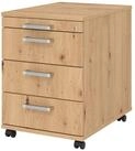 b&uuml;m&ouml; Rollcontainer office B&uuml;rocontainer - 3 Materialschubladen, Dekor:...