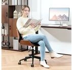 HOMCOM B&uuml;rostuhl Schreibtischstuhl aus Kunstleder Drehstuhl bis 135 kg...