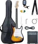 McGrey E-Gitarre Rockit elektrische Gitarre, ST-Style, Komplettset 4/4, 8-St.,...