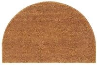 vidaXL Fu&szlig;matte Fu&szlig;matte Natur Halbrund 40x60 cm Kokosfaser Getuftet, Andere,