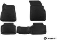 LEMENT Auto-Fu&szlig;matten 3D-Gummimatten passend f&uuml;r Audi Q7 ab 2015, 4-tlg. (4 St),