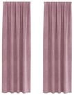 vidaXL Vorhang Vorh&auml;nge 2 stk. Dunkelrosa 140 x 260 cm Samt (2 St), Samt