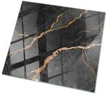 Tulup Tischplatte Tisch Glasplatte Ersatz Marmormuster mit Adern Glas...