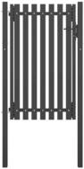vidaXL Gartentor 100 x 150 cm Gartentor Stahl 1x2 m Anthrazit Metall T&uuml;r...