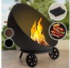 blumfeldt Feuerschale Fireball Egon, (Set), Feuerschale Garten mit Grill...