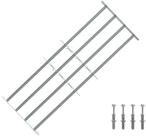 vidaXL Fenster Sicherheitsgitter f&uuml;r Fenster mit 4 Querstangen 3 stk., (3 St)