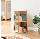 en.casa Kinderregal, drehbar &raquo;Chasek&laquo; Kiefernholz Natur 65 x 44 cm