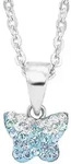 Amor Kette mit Anh&auml;nger Schmetterling, mit Preciosa Crystal