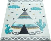 Paco Home Kinderteppich Ela 215, rechteckig, H&ouml;he: 16 mm, Kurzflor, 3D-Design,...