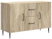 vidaXL Sideboard 89 x 34,5 x 60 cm Sideboard Sonoma-Eiche 89x34,5x60 cm...