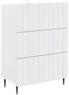 vidaXL Schranksystem Schubladenschrank Wei&szlig; 66 x 34,5 x 92 cm Holzwerkstoff...