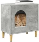 vidaXL Tierkorb 51 x 30 x 52 cm Katzenhaus Beton 51x30x52 cm Spanplatte
