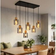 GLOBO LIGHTING LED Pendelleuchte, Leuchtmittel inklusive, Warmwei&szlig;, LED