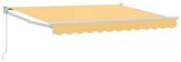 vidaXL Markise Ausziehbare Markise Sand 3,5 x 2 m 100% Polyester und Aluminium...