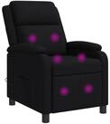 vidaXL Sessel Massage Relaxsessel Schwarz Stoff (1-St)