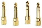 R&Oslash;DE Rode HJA-4 Klinkenadapter 3,5mm zu 6,35mm TRS 4 St&uuml;ck Audio-Adapter...