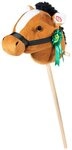 Heunec&reg; Steckenpferd mit Plakette, hellbraun, mit Sound