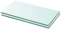vidaXL Regal Regalb&ouml;den 2 Stk. Glas Transparent 20x30 cm, 2-tlg.