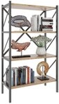 VCM Standregal B&uuml;cherregal Insasi H. 121x B. 66 x T. 34 cm